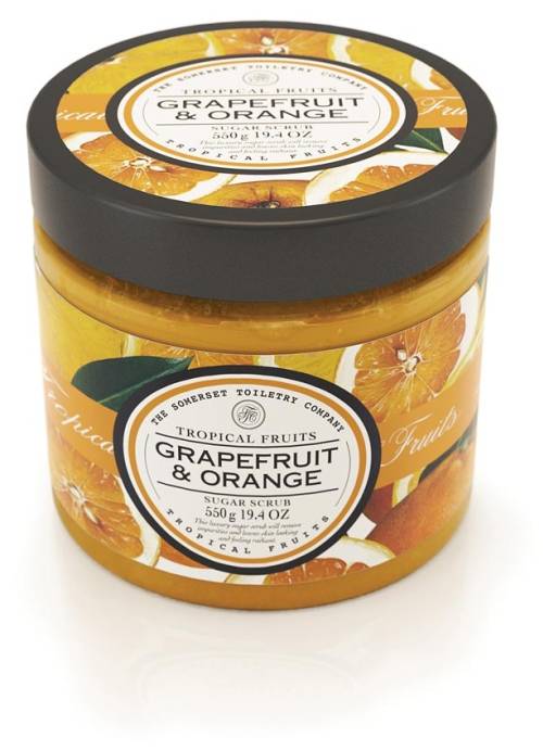 Tropical fruits - sugar scrub - grapefruit and orange