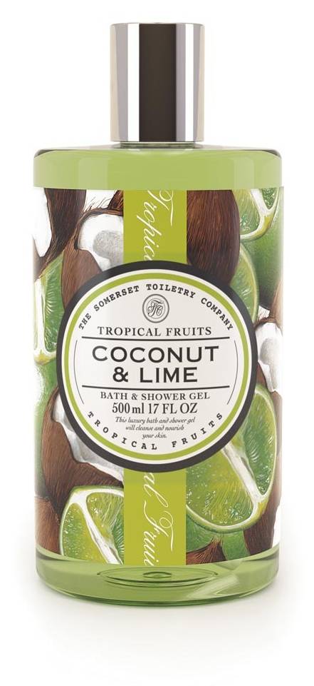 Tropical fruits - bath and shower gel - coconut and lime