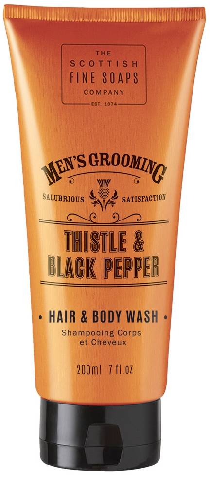 Men's grooming hair and body wash
