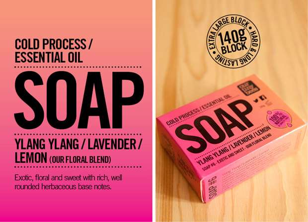 Essential oil soap
