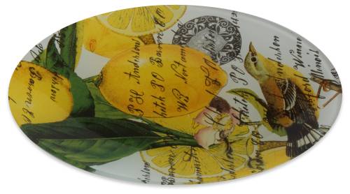 Michel Design Works - Lemon Basil Glass Soap Dish