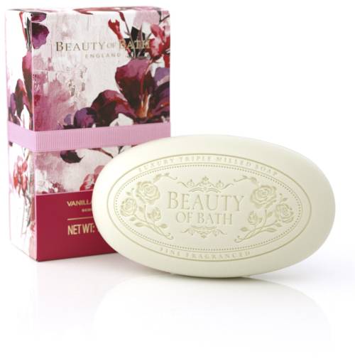 Beauty Of Bath Vanilla Baies Rouges Soap Bar