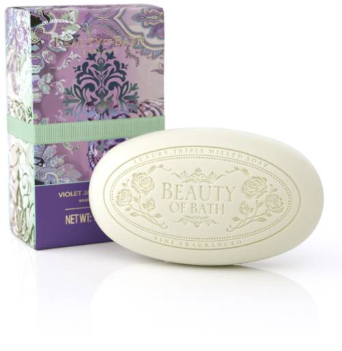 Beauty Of Bath Violet Jasminium Ginger soap bar