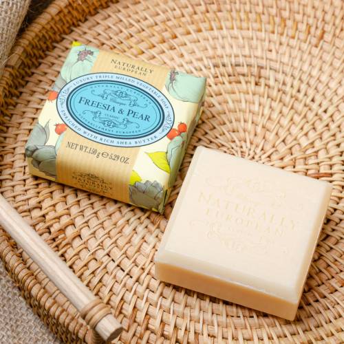 Naturally European Freesia & Pear Soap Bar