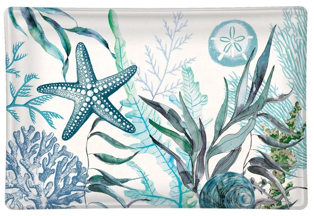 Ocean Tide Glass Soap Dish