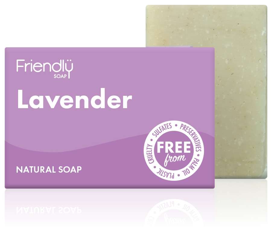 Lavender natural soap bar