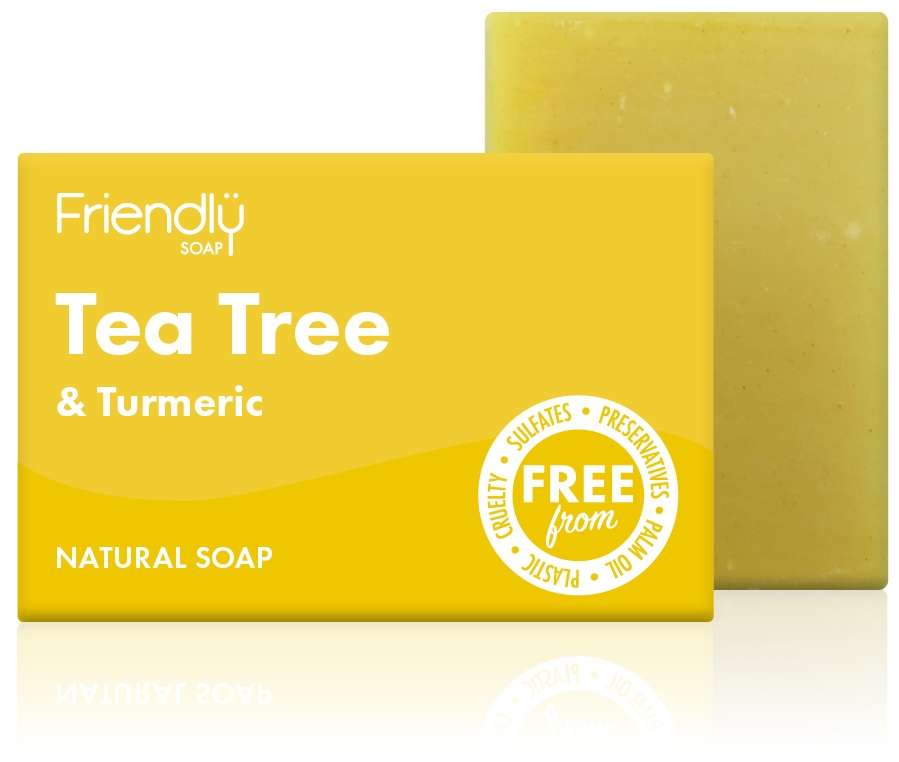 Tea tree and turmeric soap