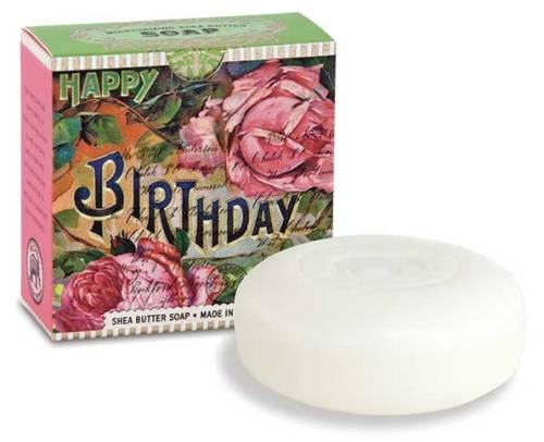 Soam045 - vintage birthday little soap