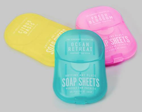 Soap Sheets - pocket soaps