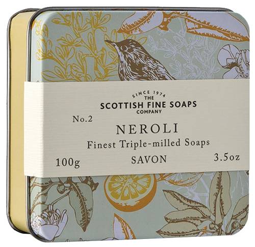 Scottish Fine Soaps - Soap In A Tin - Neroli