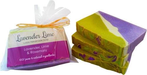 Lavender, Lime and Rosemary Natural Soap
