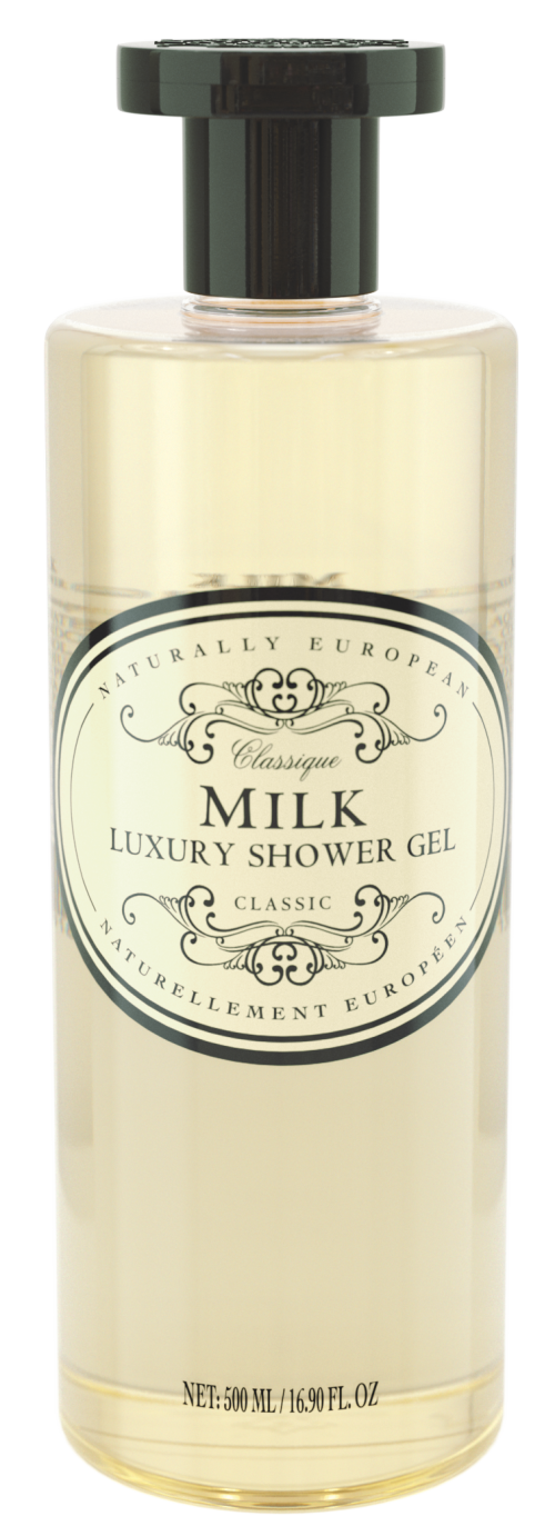 Naturally European Milk Cotton Shower Gel by The Somerset Toiletry Company