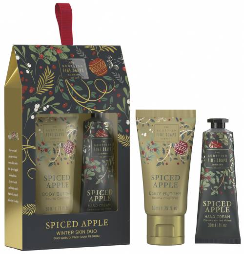 Spiced Apple Winter Skin Duo by The Scottish Fine Soaps Company