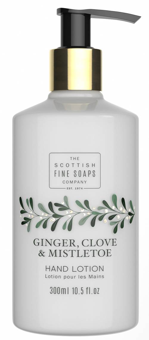 Ginger, Clove & Mistletoe Hand Lotion by The Scottish Fine Soaps Company