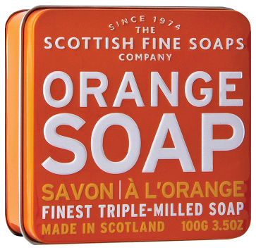 Orange Soap In A Tin
