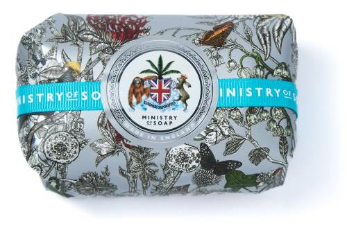 Leather and Golden Amber Oval Soap Bar by Ministry Of Soap