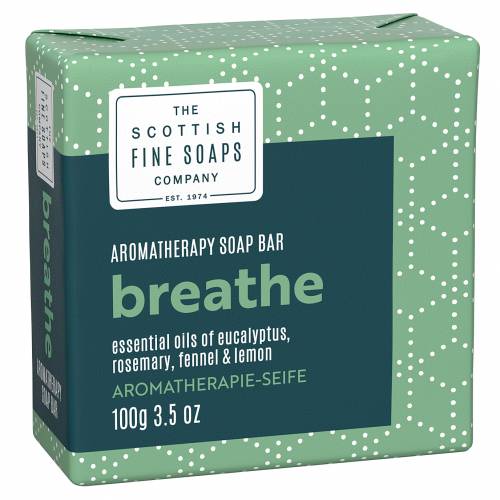 Aromatherapy Soap Bar - Breathe by The Scottish Fine Soaps Company