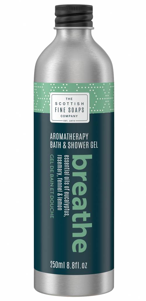Aromatherapy Bath & Shower Gel - Breathe by The Scottish Fine Soaps Company