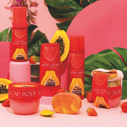 Tropical Fruits Strawberry and Papaya range