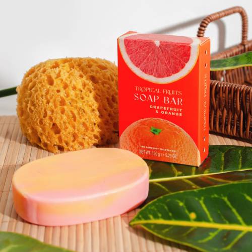 Tropical Fruits Grapefruit and Orange Soap Bar by The Somerset Toiletry Company