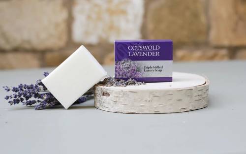 British lavender soap bar