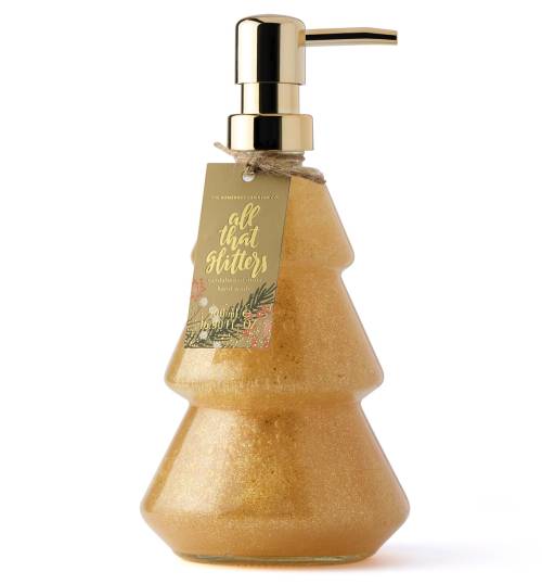Festive Christmas Tree Hand Wash - 'All That Glitters' Sandalwood Moss by The Somerset Toiletry Company