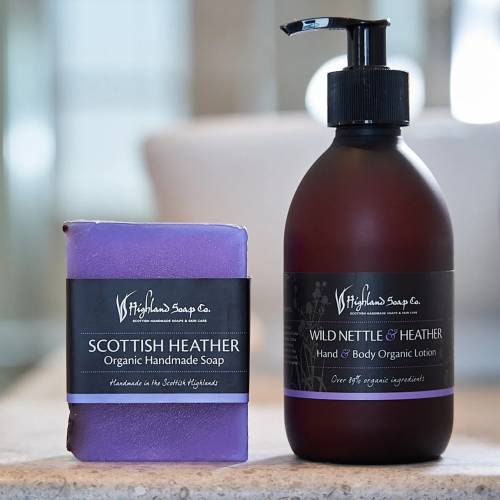 Scottish Heather soap and lotion