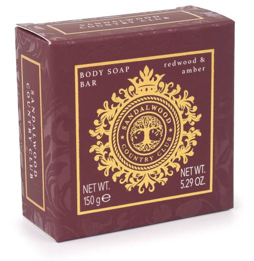 Redwood & Amber Soap Bar by Sandalwood Country Club