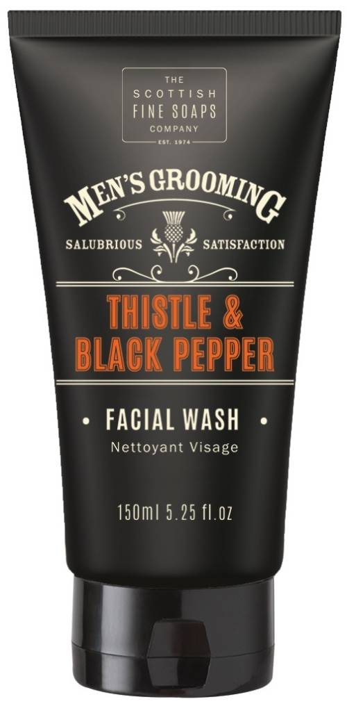 Scottish Fine Soaps Men's Grooming Thistle & Black Pepper Facial Wash