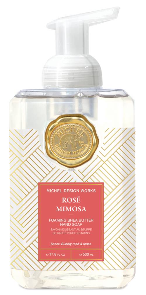 Rosé Mimosa Foaming Soap Hand Wash by Michel Design Works
