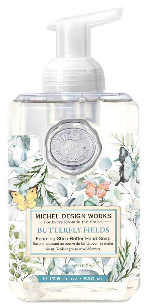 Butterfly Fields Foaming Soap Hand Wash by Michel Design Works