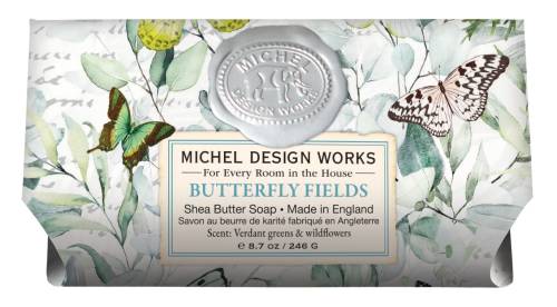 Butterfly Fields Large Soap Bar by Michel Design Works