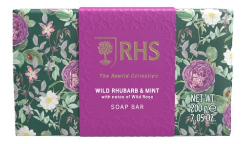 RHS Rewild Collection - Rhubarb & Mint Soap by RHS