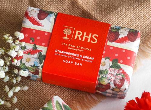 RHS Best of British Collection - Strawberries & Cream Soap by RHS