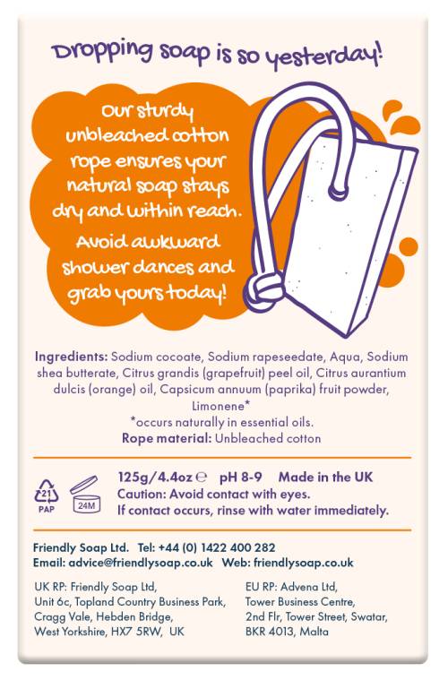 Orange & Grapefruit -  back