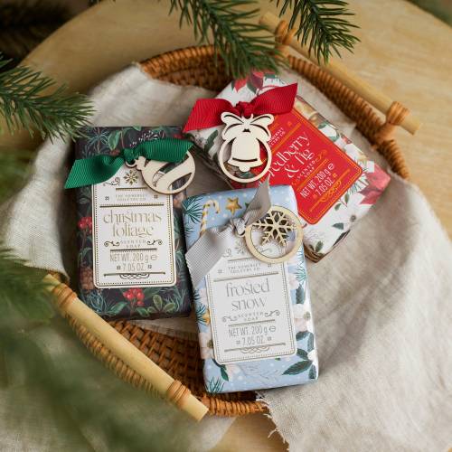 Traditional blooms soaps