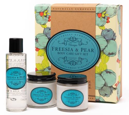 Naturally European Freesia & Pear Body Care Set by The Somerset Toiletry Company