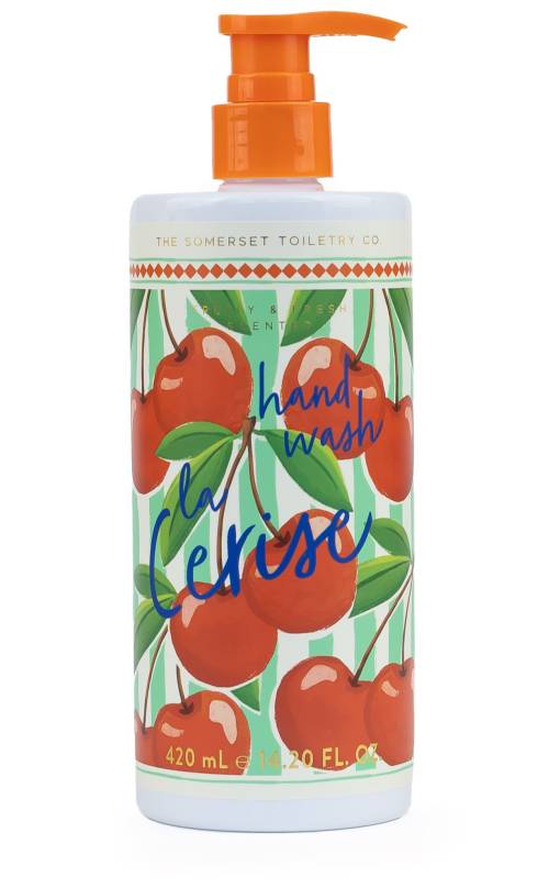 Fruity Stripes La Cerise Hand Wash by The Somerset Toiletry Company