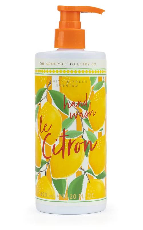 Fruity Stripes Le Citron Hand Wash by The Somerset Toiletry Company