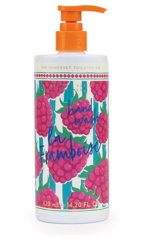 Fruity Stripes La Framboise Hand Wash by The Somerset Toiletry Company
