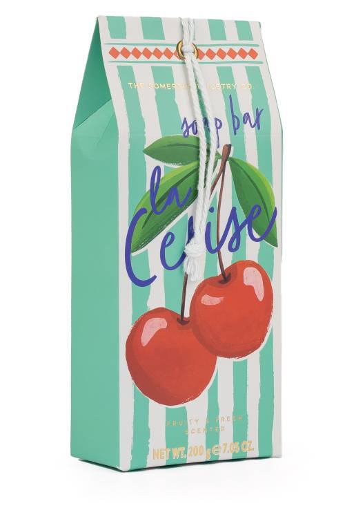 Fruity Stripes La Cerise Soap Bar by The Somerset Toiletry Company