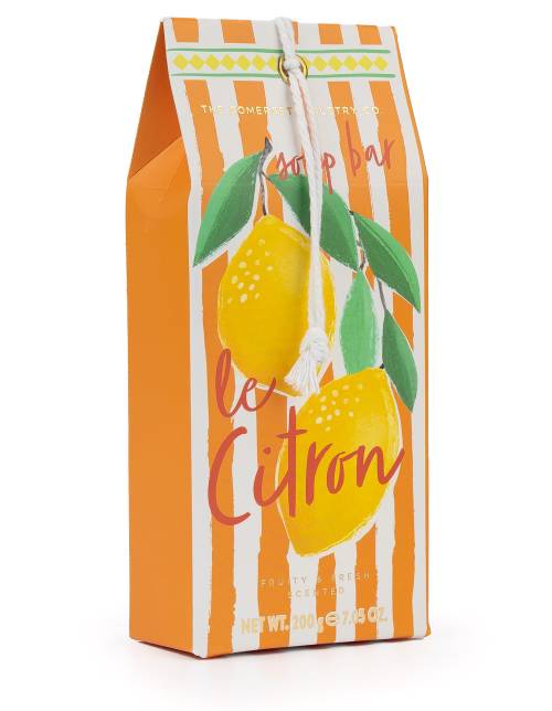 Fruity Stripes Le Citron Soap Bar by The Somerset Toiletry Company