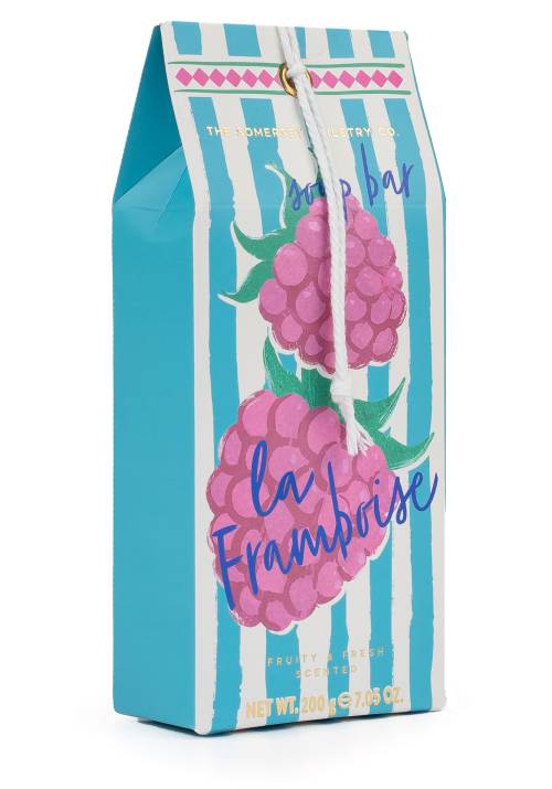Fruity Stripes La Framboise Soap Bar by The Somerset Toiletry Company