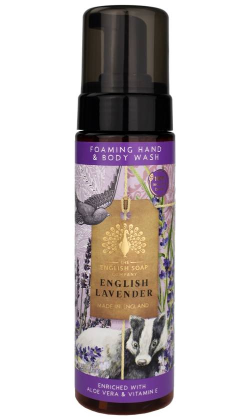 Anniversary English Lavender Foaming Hand and Body Wash by The English Soap Company