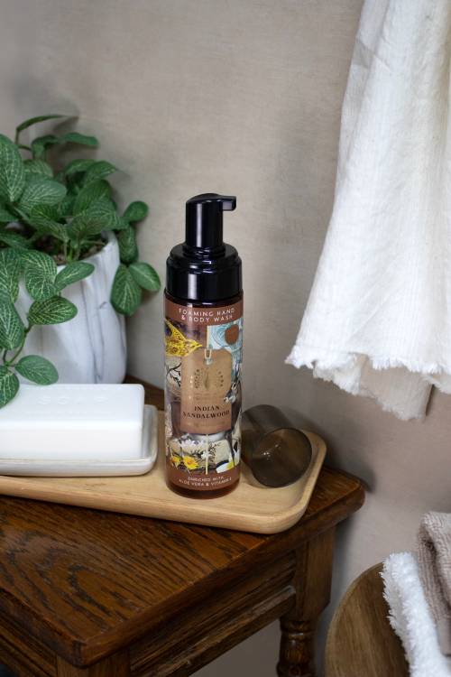 Anniversary Indian Sandalwood Foaming Hand and Body Wash