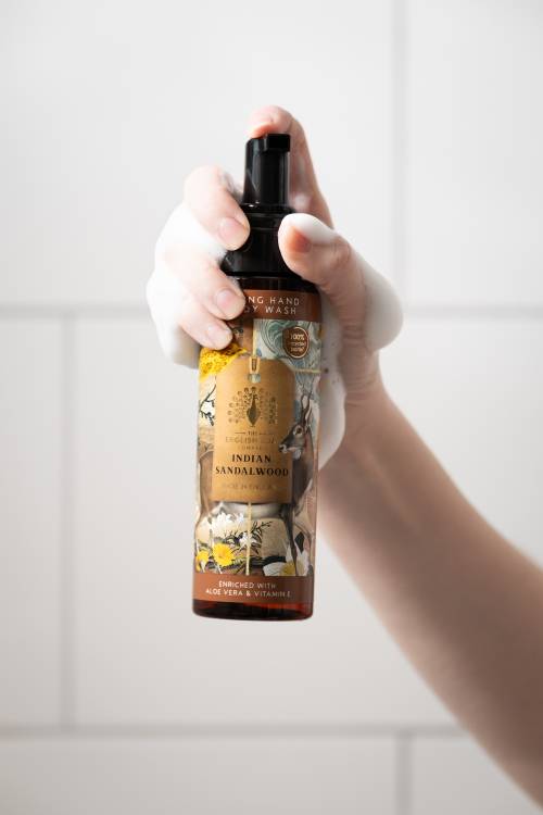 Anniversary Indian Sandalwood Foaming Hand and Body Wash