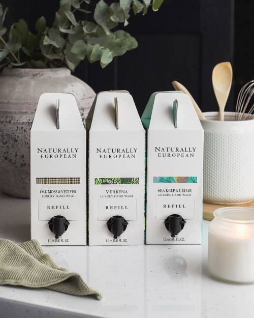 Naturally European hand wash refills