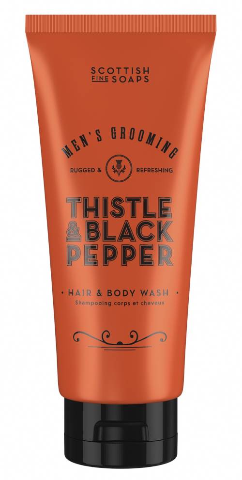 Thistle & Black Pepper Hair & Body Wash by The Scottish Fine Soaps Company