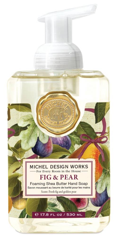 Fig & Pear Foaming Soap Hand Wash by Michel Design Works