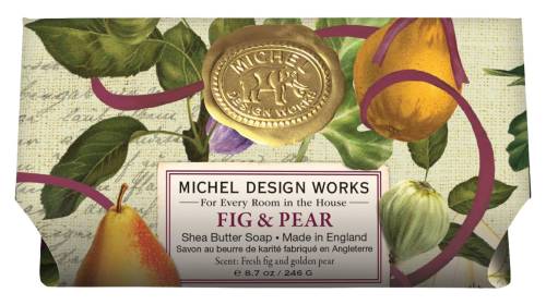 Fig & Pear Large Soap Bar by Michel Design Works